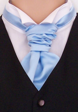 Unbranded Light Blue Scrunchie Cravat