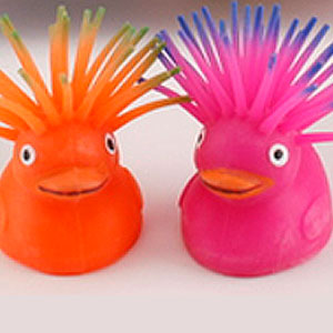 Unbranded Light up Hairy Rubber Duck