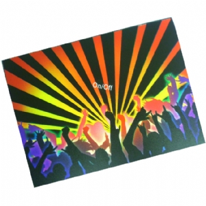 Unbranded Light Up LED T Shirt Panel - Disco EQ Patch