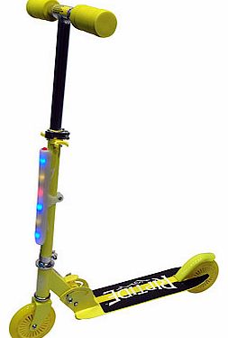 Hop on board the Light - Up Scooter and ride through the streets in style. This Riptide ride-on come with a motion activated light bar that will glow when youandrsquo;re on the move andndash; just the thing for being seen! The Light-Up Scooterandrsqu