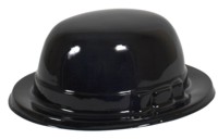 Unbranded Lightweight Plastic Bowler Hat