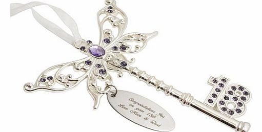 Unbranded Lilac Butterfly Birthday Key