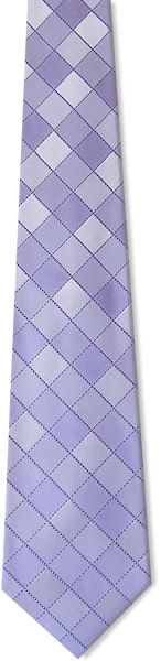 Lilac Diamond Patch Tie