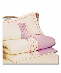 Lilac Ellen King Size Duvet Cover and Pillowcase Set