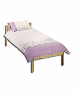 Lilac Ellen Single Duvet Cover and Pillowcase Set