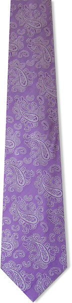 Lilac Paisley Tie
