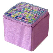 Lilac Sequin Box
