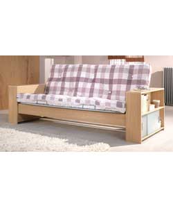 Lille Futon and Natural Check Mattress