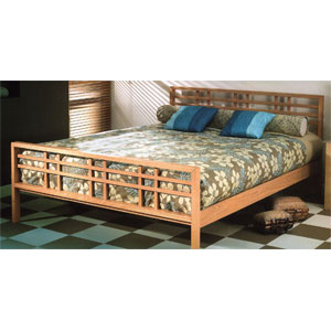 The Limelight Aurora is a stylish wooden bedstead in a birch finish