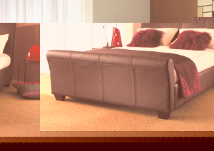 Limelight- Orbit- Double- Leather Bed