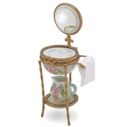 Limoges Washstand with Jug and Towel