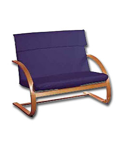 Lind Bentwood Sofa - Blue