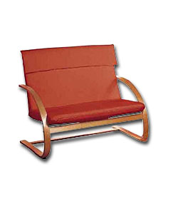 Lind Bentwood Sofa - Terracotta