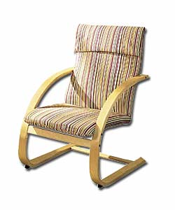 Lind Stripe Bentwood Chair