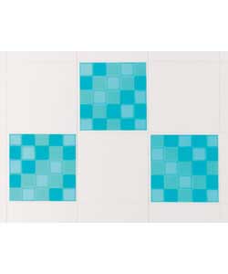 Linda Barker Blue Shimmer Tile Transfer