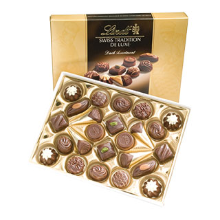 Unbranded Lindt Swiss De Luxe Dark 248g