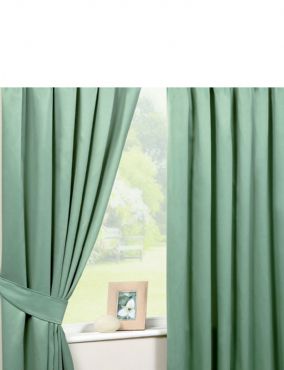 Unbranded LINED SATIN CURTAINS - EYELET HEADING