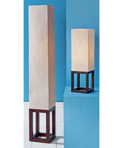 Linen Floor and Table Lamp