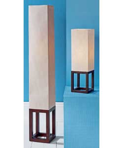 Linen Floor and Table Lamp