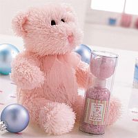 Linen Rose Bear Gift Set