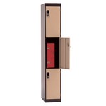 Link Single Door Locker-Coffee & Cream