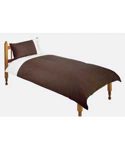 Linked Dots Single Duvet Cover Set - Natural