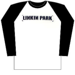 linkin park - black & white t shirt