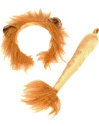 Unbranded Lion Set - Headband and Tail