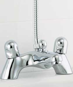 Chrome finish. Includes showerhead, hose and wall bracket. Manufacturers 5 year guarantee