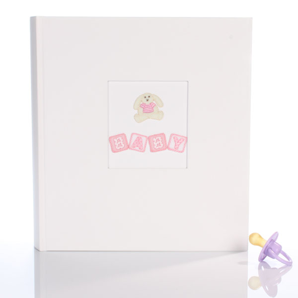 Unbranded Little Bunny Traditional Baby Album Pink