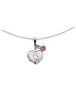 Unbranded Little Gems Sterling Silver Heart Locket