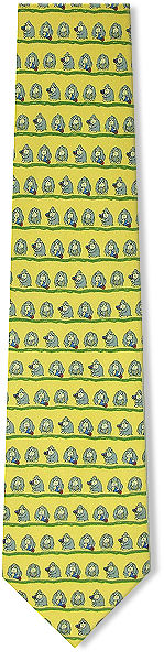 Unbranded Little Grey Monkeys Yellow Tie