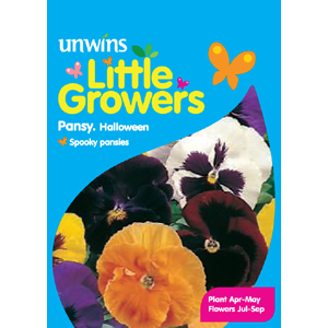 Unbranded Little Growers Pansy Halloween Flower Seeds