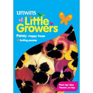 Unbranded Little Growers Pansy Happy Faces Flower Seeds