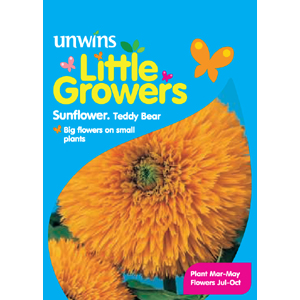 Unbranded Little Growers Sunflower Teddy Bear Flower Seeds