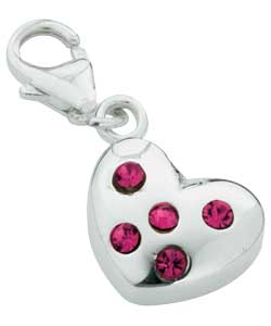 Unbranded Little Hearts Sterling Silver Heart Charm