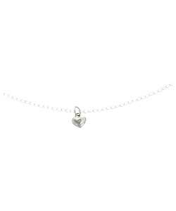 Little Sparkles Sterling Silver Diamond Set Heart Pendant