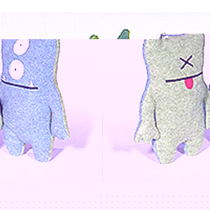 Unbranded Little Uglydoll Bop N Beep (Blue N Green)