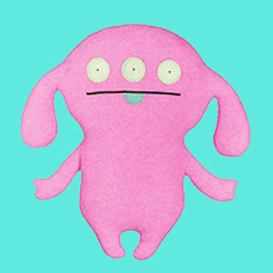 Unbranded Little Uglydoll Pink Peaco