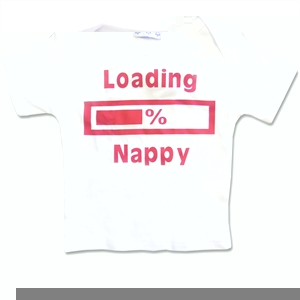 Unbranded Loading Nappy Baby T-Shirt 0-6
