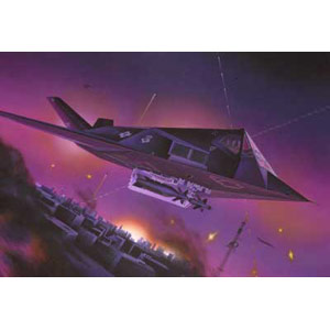 Unbranded Lockheed F117 Nighthawk plastic kit 1:72
