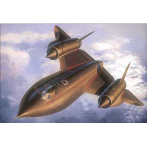 Lockheed SR-71A Blackbird plastic kit from German specialists Revell. It is claimed that the SR-71 i