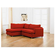 Unbranded Loft left hand facing Corner Chaise Sofa, Red