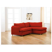 Unbranded Loft right hand facing Corner Chaise Sofa, Red