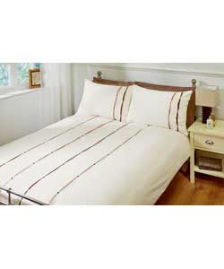 Unbranded Logan Double Duvet and Sheet Set - Natural