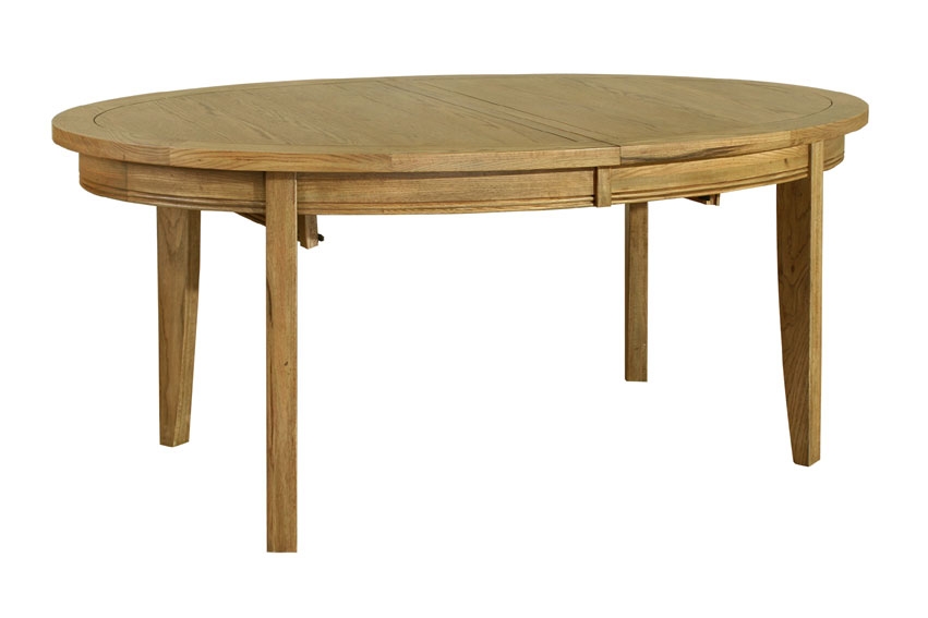 Unbranded Loire Oak Oval Extending Dining Table -1800-2200mm