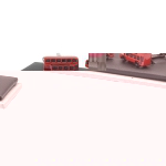 Unbranded London Bus Cufflinks Red