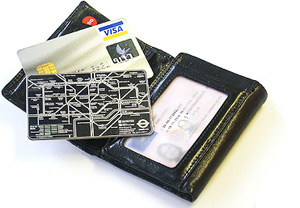 The Stainless Steel Underground Pocket Map is a fantastic gift idea for the London Tube user. The