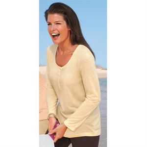 Unbranded Long Sleeved Button-up T-shirt