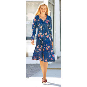 Unbranded Long Sleeved Print Dress